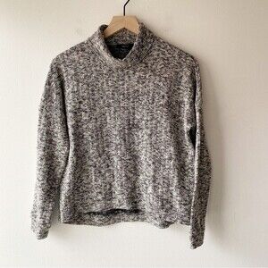 forever 21 gray cropped turtleneck sweater